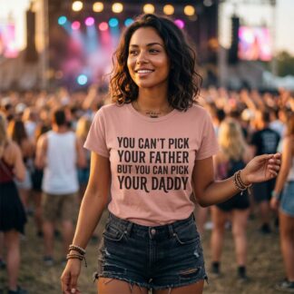 You Can't Pick Your Father But You Can Pick Your Daddy T-Shirt lifestyle photo