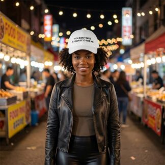 You Don't Need a License to Ride Me Cap lifestyle photo