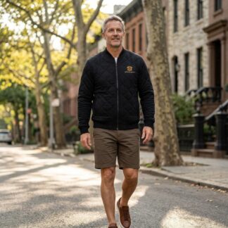 Men’s Embroidered Aristocratix Crest Jacket lifestyle photo