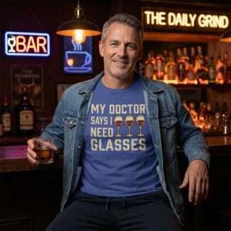 My Doctor Says I Need Glasses T-Shirt lifestyle photo