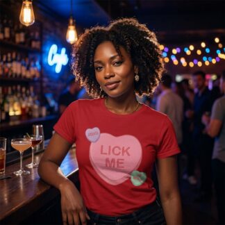 Lick Me Conversation Heart Tee lifestyle photo