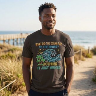 Ocean Wave Pun T-Shirt lifestyle photo