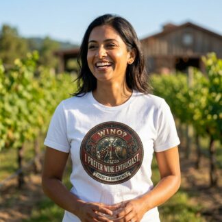 Wine Enthusiast Graphic Tee lifestyle photo