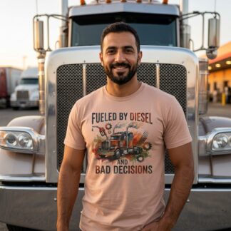 Fueled by Diesel and Bad Decisions Tee lifestyle photo