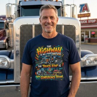 The Highway Is My Office tee lifestyle photo