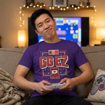 GG EZ Retro Game Controller T-Shirt lifestyle photo