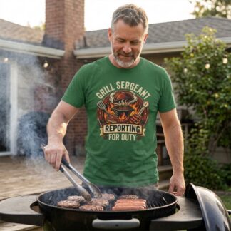 Grill Sergeant Reporting For Duty Tee lifestyle photo