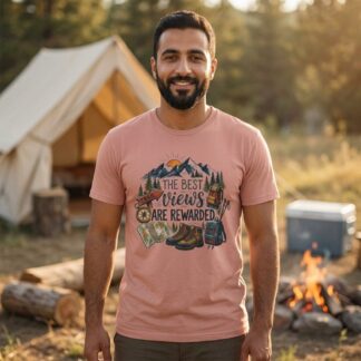The Best Views Are Rewarded T-Shirt lifestyle photo