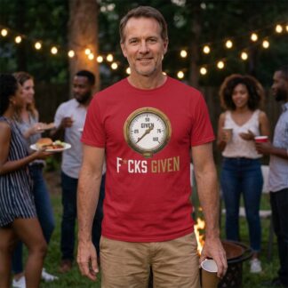 F*cks Given gauge graphic Tee lifestyle photo