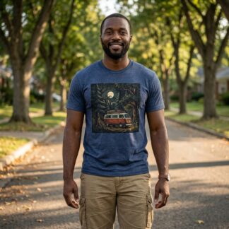 Moonlit Forest VW Camper Tee lifestyle photo