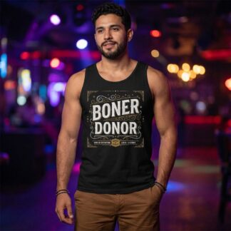 Boner Donor tank top lifestyle photo