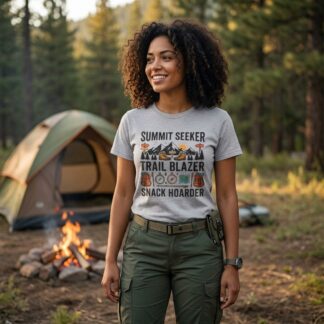 Summit Seeker Trail Blazer Snack Hoarder T-Shirt lifestyle photo