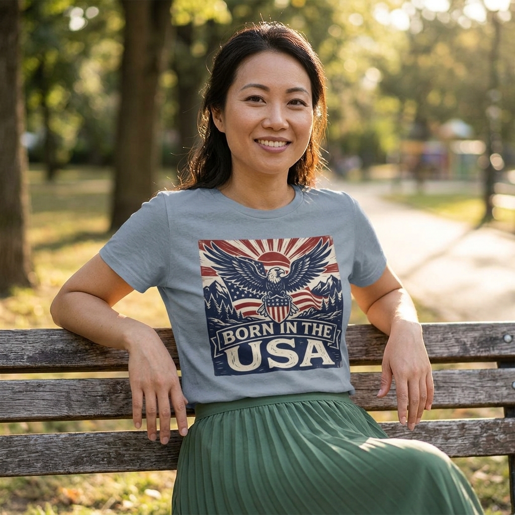 Born in the USA Eagle T-Shirt lifestyle photo