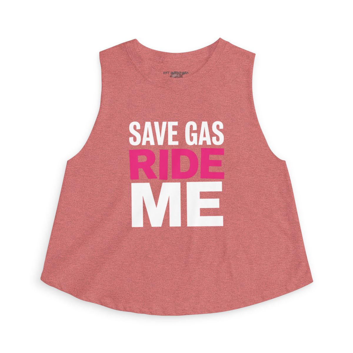 Save Gas Ride Me Sleeveless Crop Top | Funny Slogan Tank, Summer Festival Top - Image 5