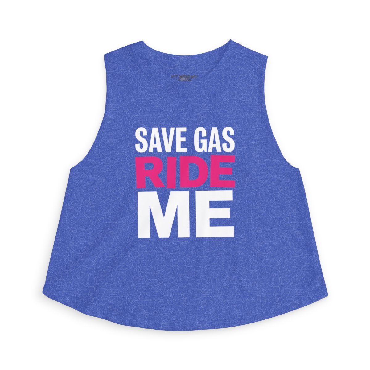 Save Gas Ride Me Sleeveless Crop Top | Funny Slogan Tank, Summer Festival Top - Image 6