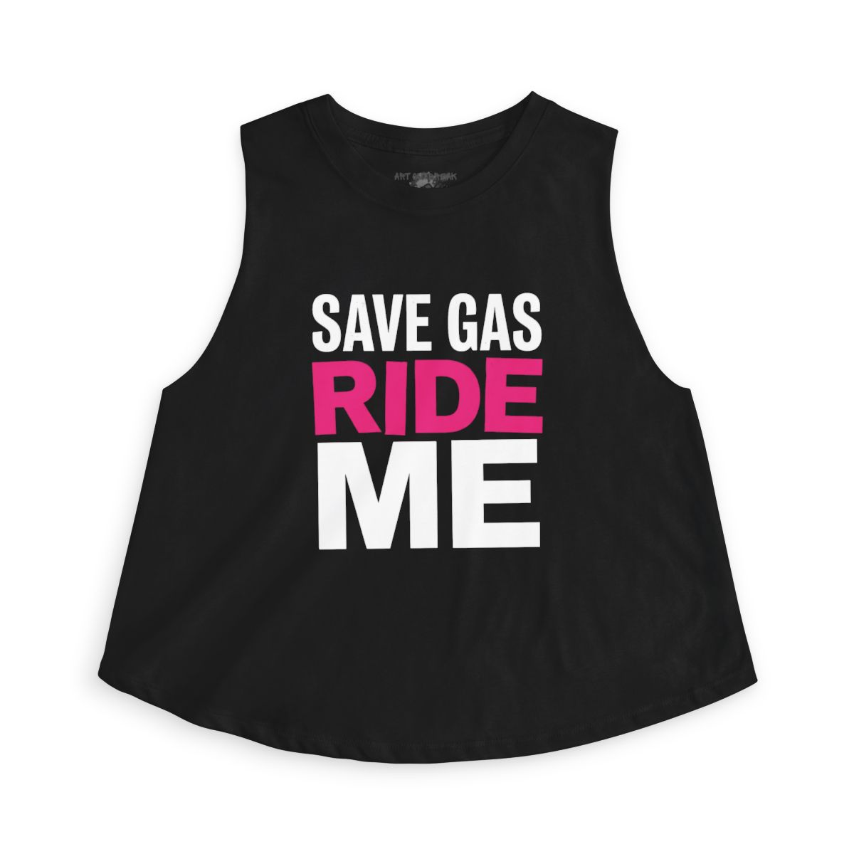Save Gas Ride Me Sleeveless Crop Top | Funny Slogan Tank, Summer Festival Top - Image 7