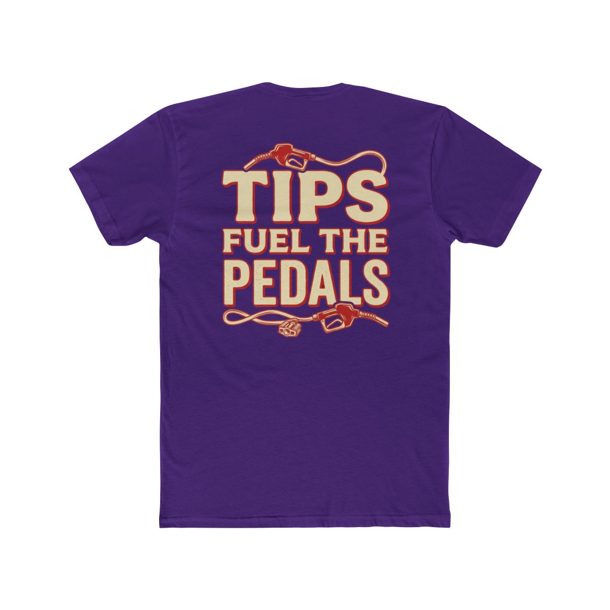 Tips Fuel The Pedals T-Shirt | Cycling Tip Jar Design, Biking Tee - Image 26
