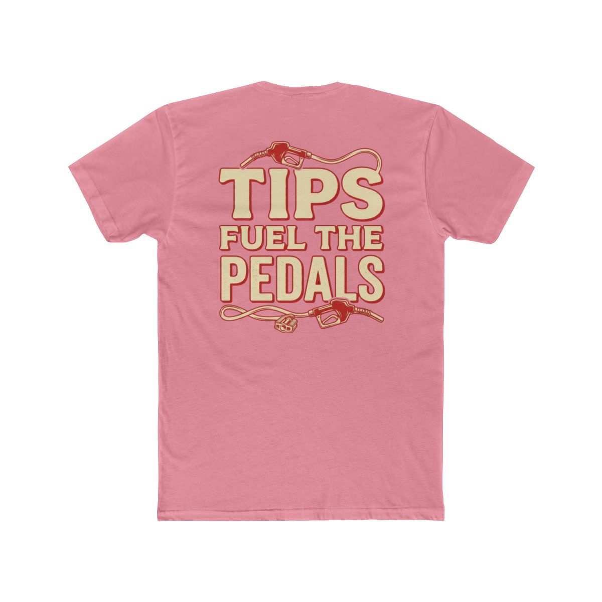 Tips Fuel The Pedals T-Shirt | Cycling Tip Jar Design, Biking Tee - Image 27