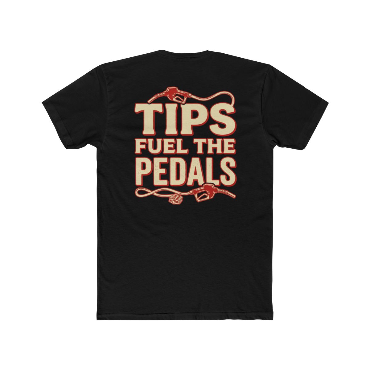 Tips Fuel The Pedals T-Shirt | Cycling Tip Jar Design, Biking Tee - Image 17