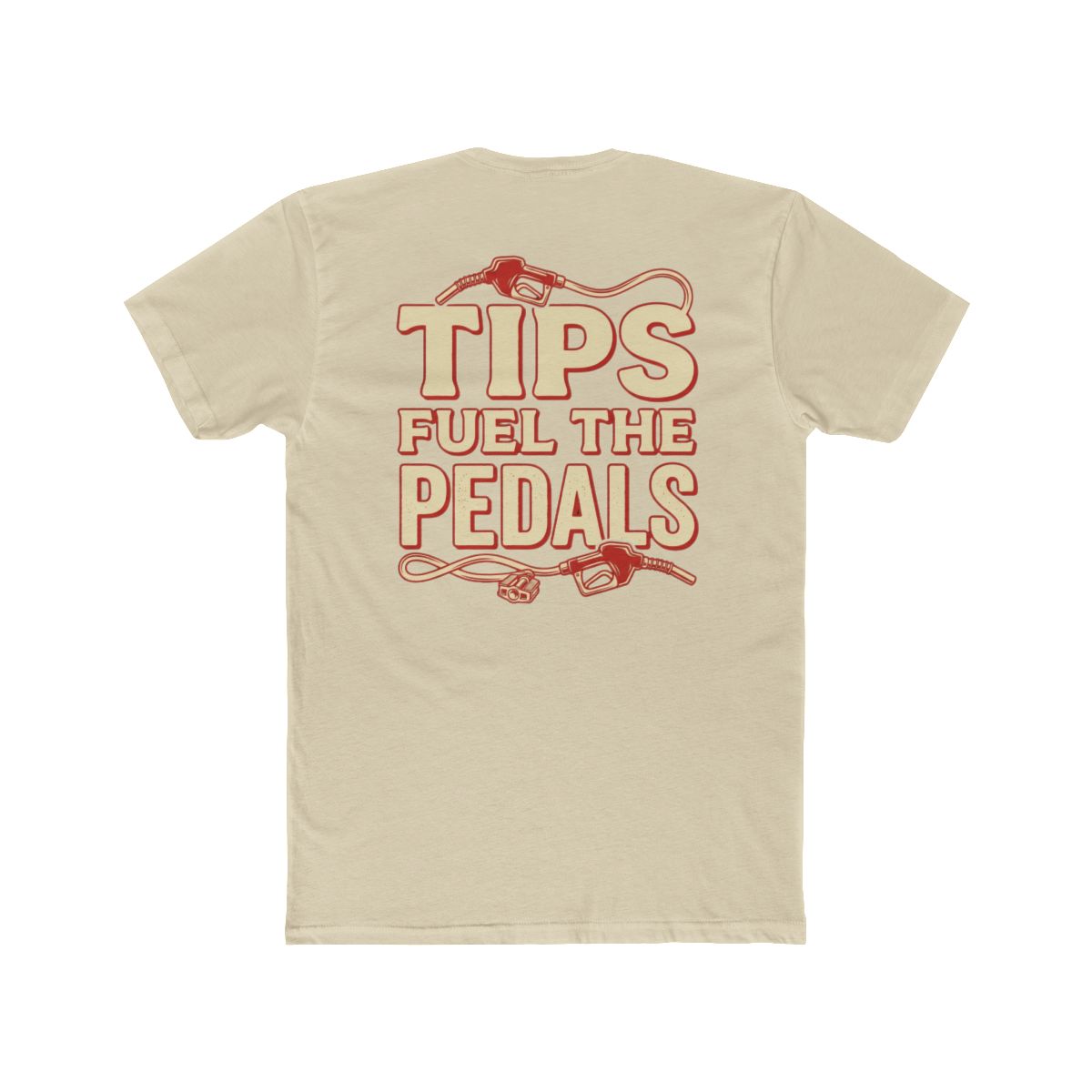 Tips Fuel The Pedals T-Shirt | Cycling Tip Jar Design, Biking Tee - Image 18