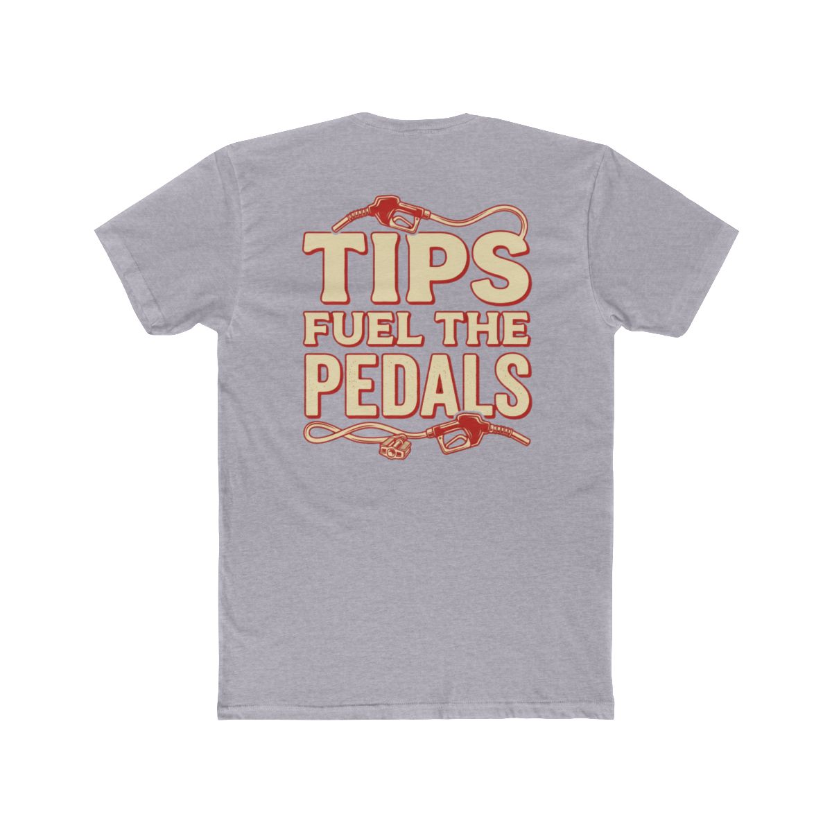Tips Fuel The Pedals T-Shirt | Cycling Tip Jar Design, Biking Tee - Image 19