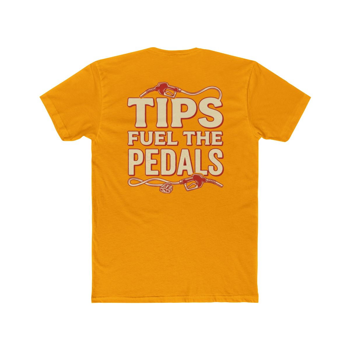 Tips Fuel The Pedals T-Shirt | Cycling Tip Jar Design, Biking Tee - Image 20