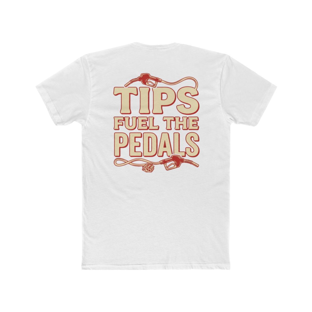 Tips Fuel The Pedals T-Shirt | Cycling Tip Jar Design, Biking Tee - Image 15