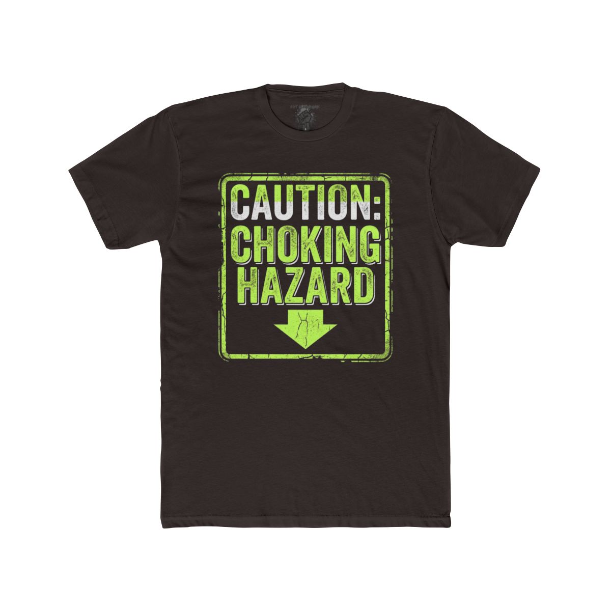 Caution: Choking Hazard T-Shirt | Novelty Warning Sign Tee - Image 3