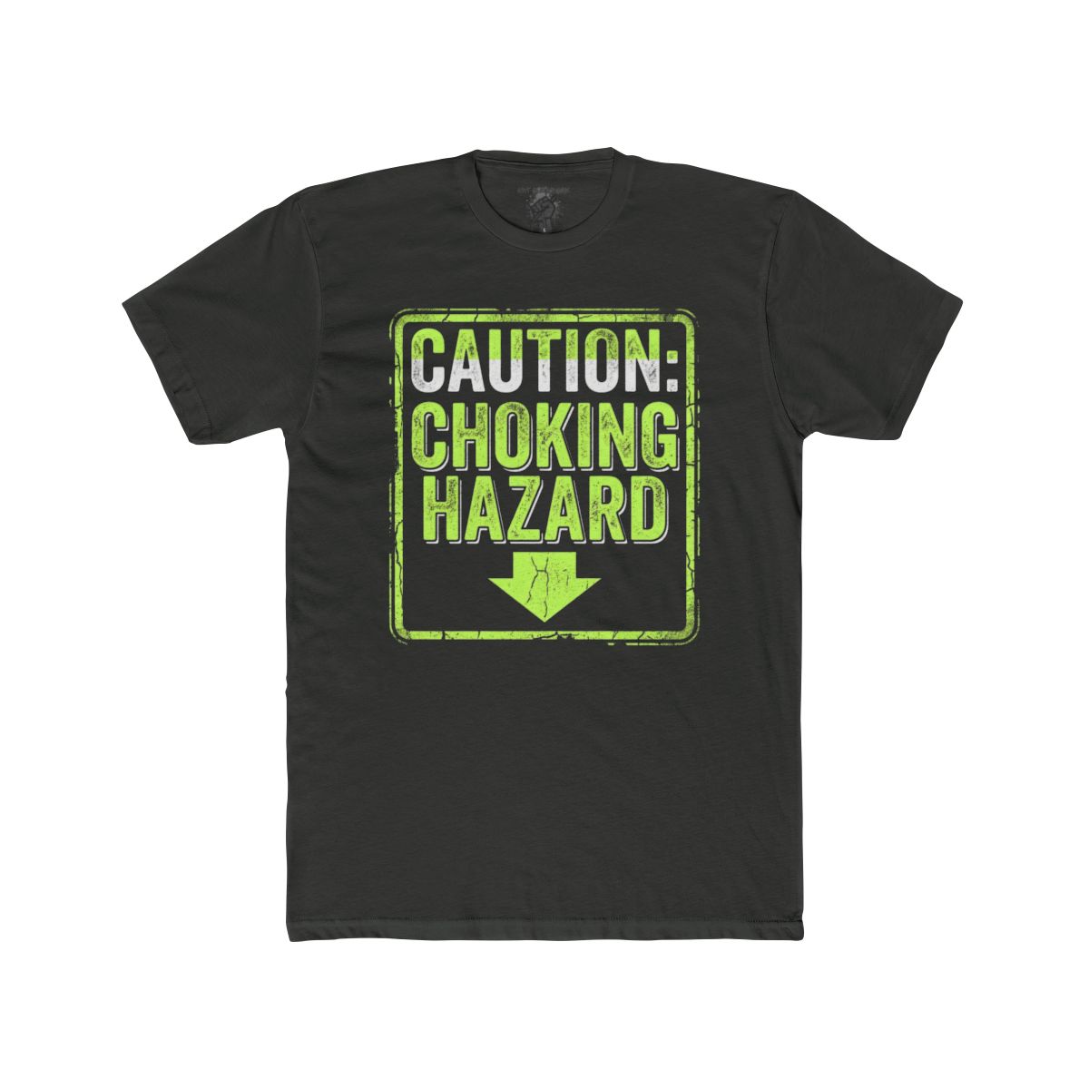 Caution: Choking Hazard T-Shirt | Novelty Warning Sign Tee - Image 4