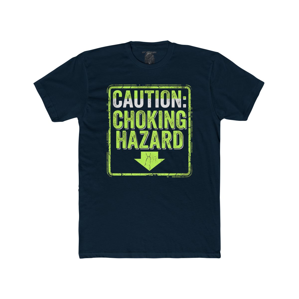 Caution: Choking Hazard T-Shirt | Novelty Warning Sign Tee - Image 6