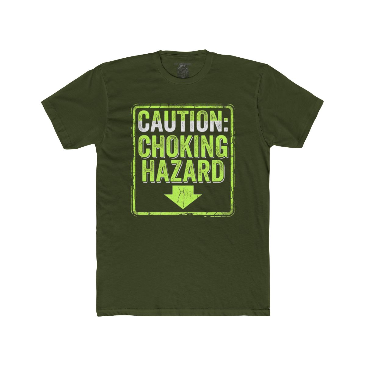 Caution: Choking Hazard T-Shirt | Novelty Warning Sign Tee - Image 7