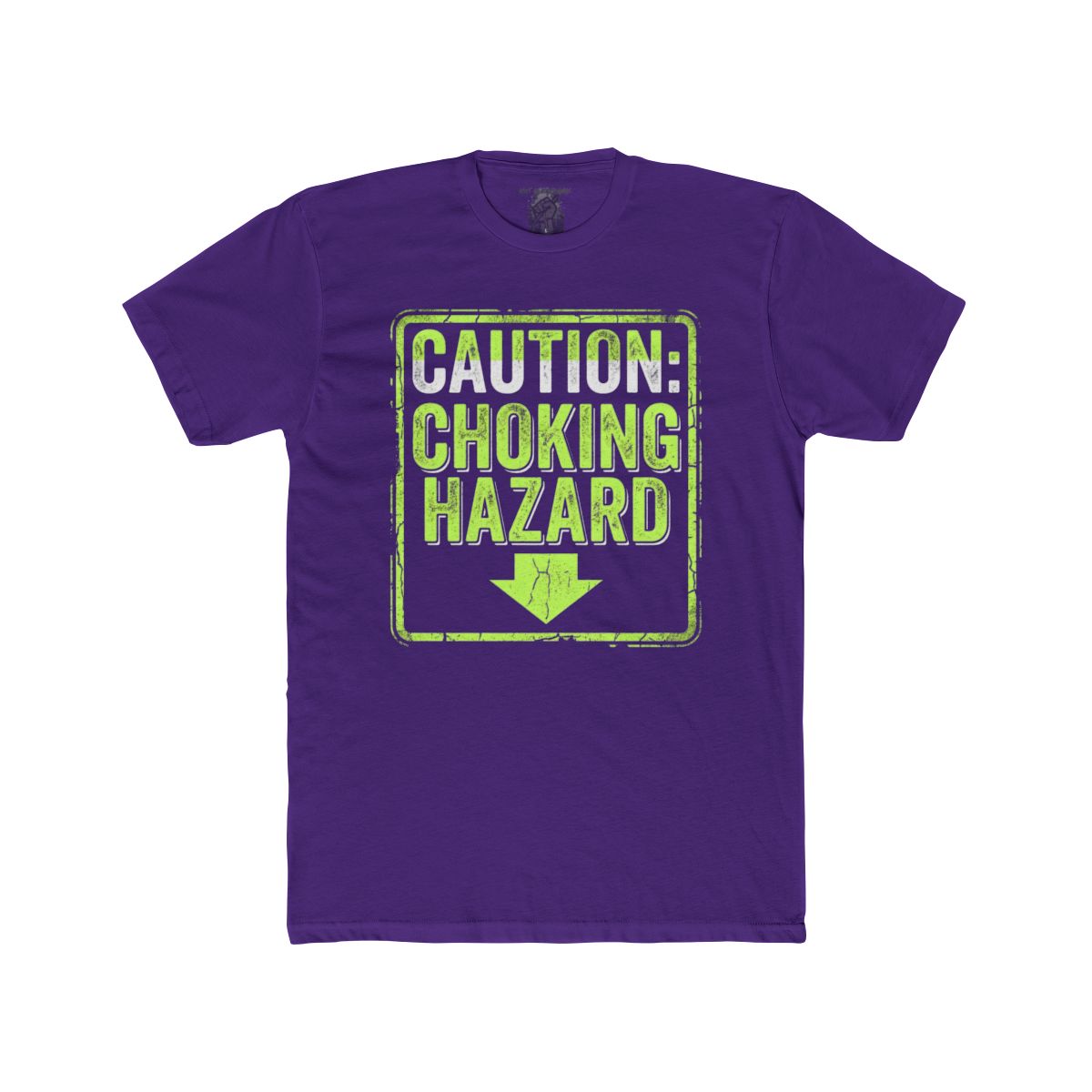 Caution: Choking Hazard T-Shirt | Novelty Warning Sign Tee - Image 8