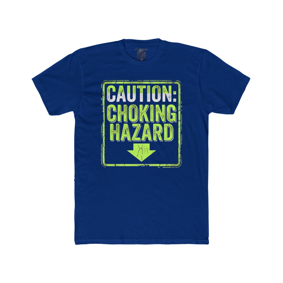 Caution: Choking Hazard T-Shirt | Novelty Warning Sign Tee - Image 9