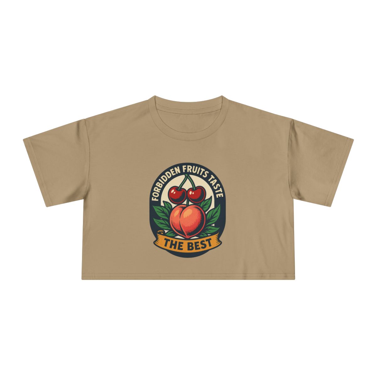 Forbidden Fruit Tastes the Best | Women's Crop Tee - Image 14