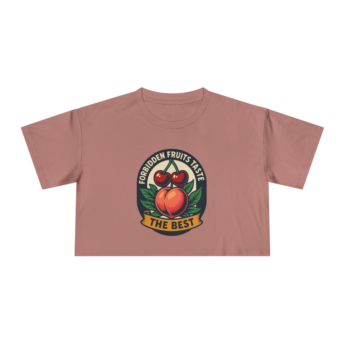 Forbidden Fruit Tastes the Best | Women's Crop Tee - Image 8