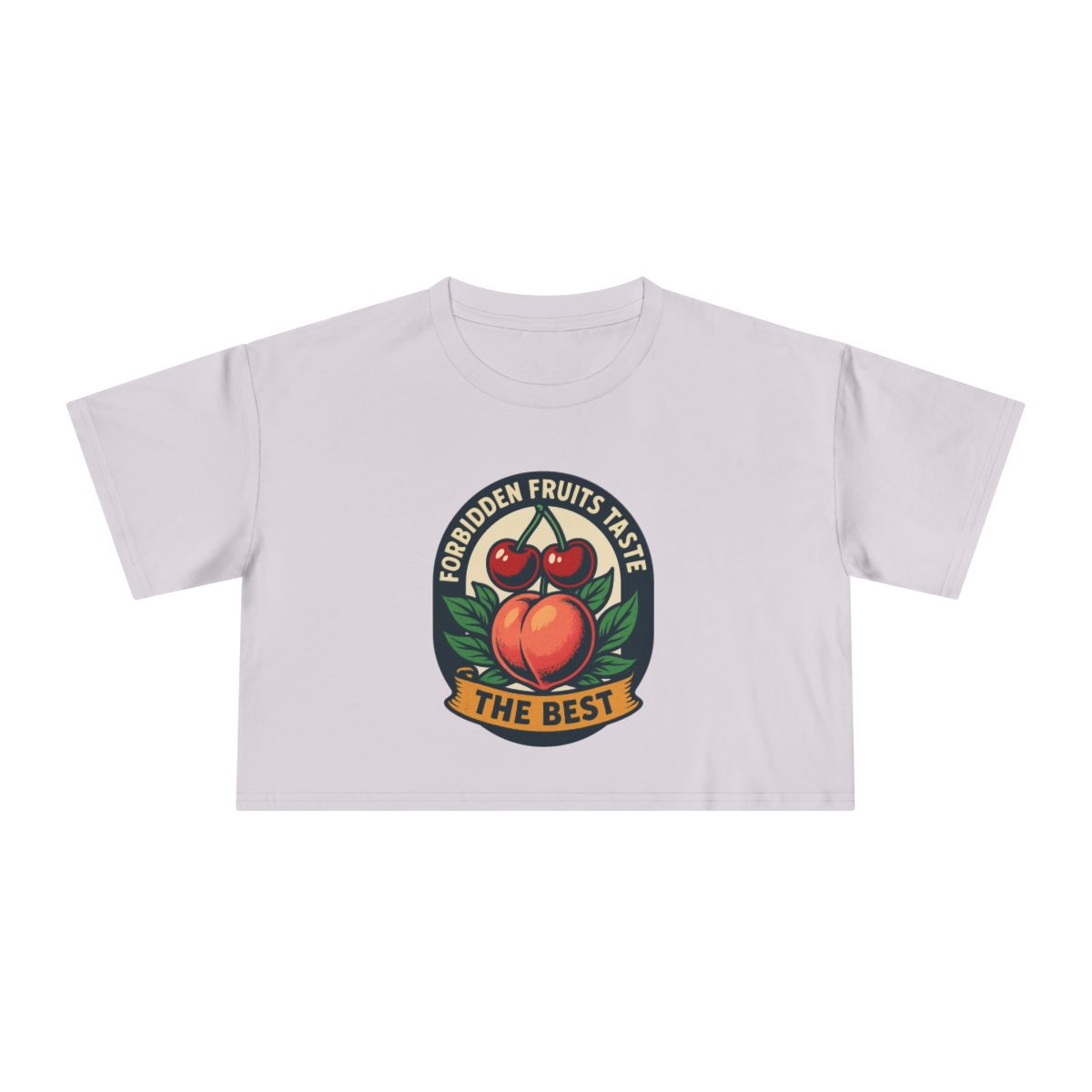 Forbidden Fruit Tastes the Best | Women's Crop Tee - Image 10