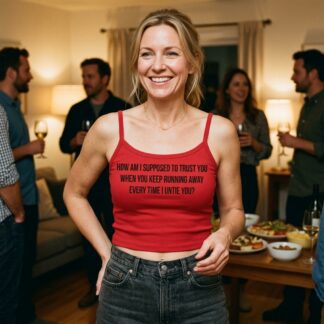 How Am I Supposed To Trust You tank top lifestyle photo