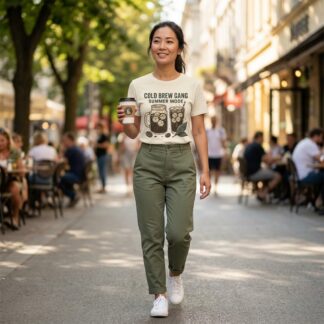 Cold Brew Gang Summer Mode T-Shirt lifestyle photo
