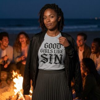 Good Girls Like Sin T-Shirt lifestyle photo