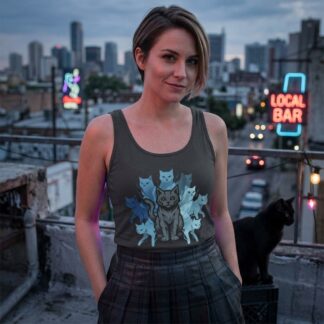 Cat's 9 Lives tank top lifestyle photo