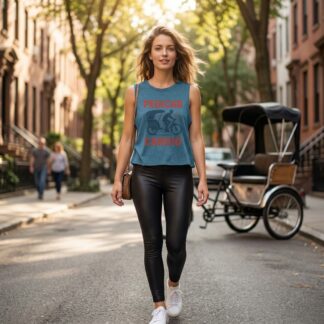 Pedicab Cardio Women's Crop Top lifestyle photo