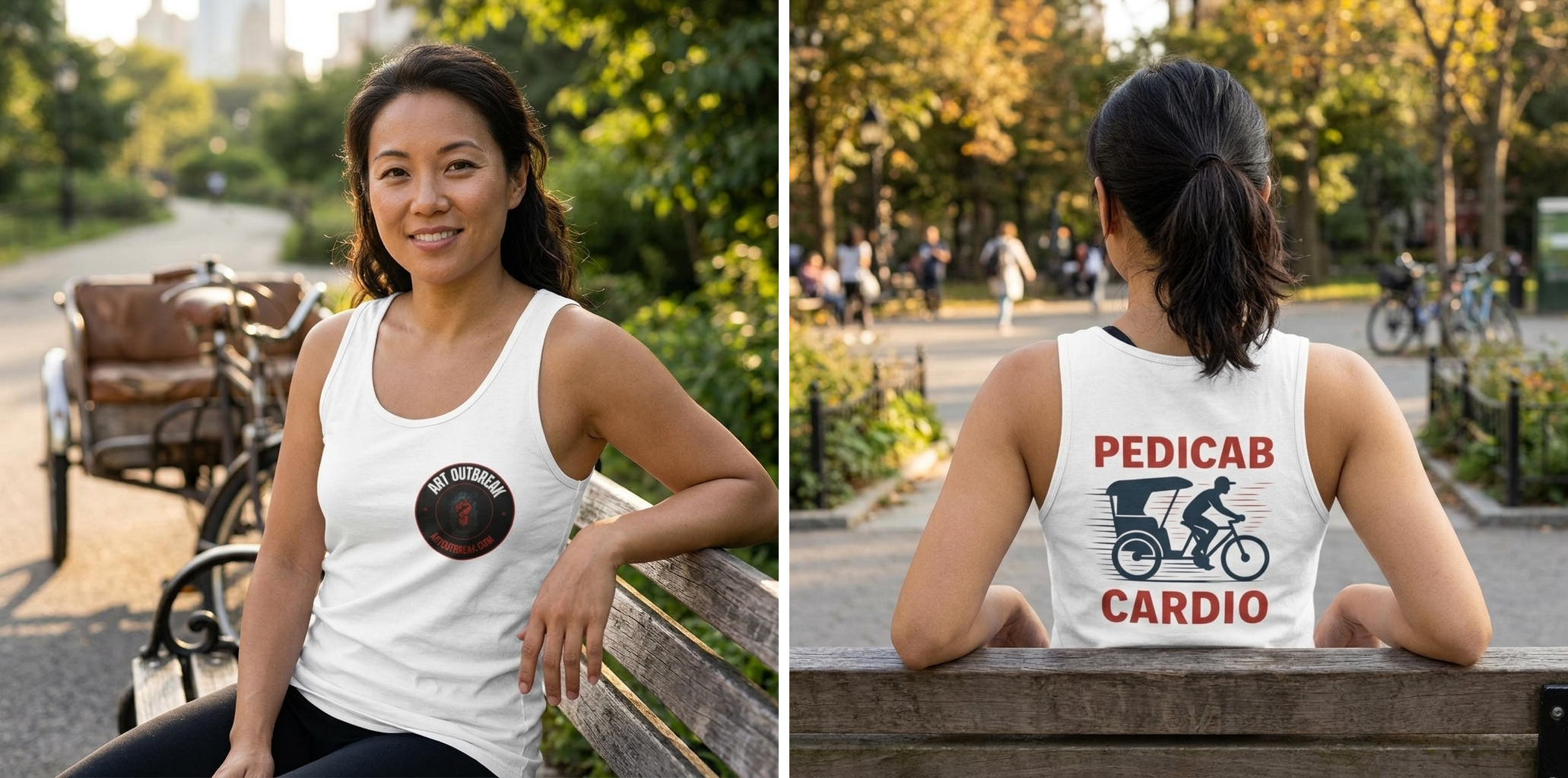 Pedicab Cardio Tank lifestyle photo