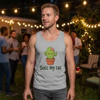 Succ My Cac cactus illustration Tank lifestyle photo
