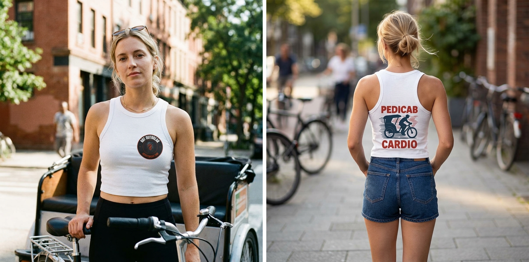 Pedicab Cardio Racer Tank Top lifestyle photo