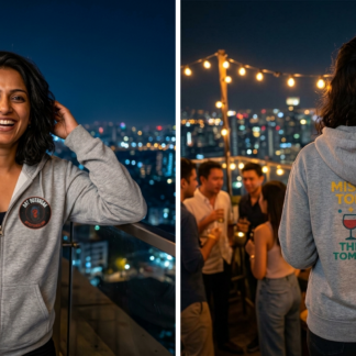Mistakes Tonight Therapy Tomorrow hoodie lifestyle photo