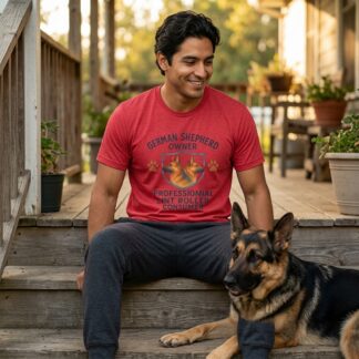 German Shepherd Owner T-Shirt lifestyle photo