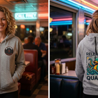 Release the Quackin' Duck Zip Hoodie lifestyle photo