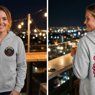 Hot and Slightly Feral Hoodie lifestyle photo