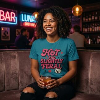 Hot and Slightly Feral Shirt lifestyle photo
