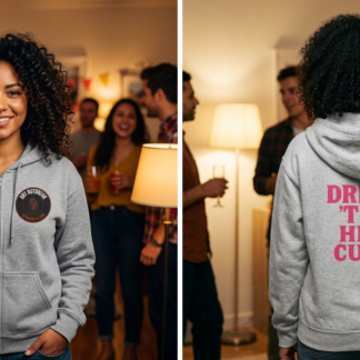 Drink 'Til He's Cute Hoodie lifestyle photo